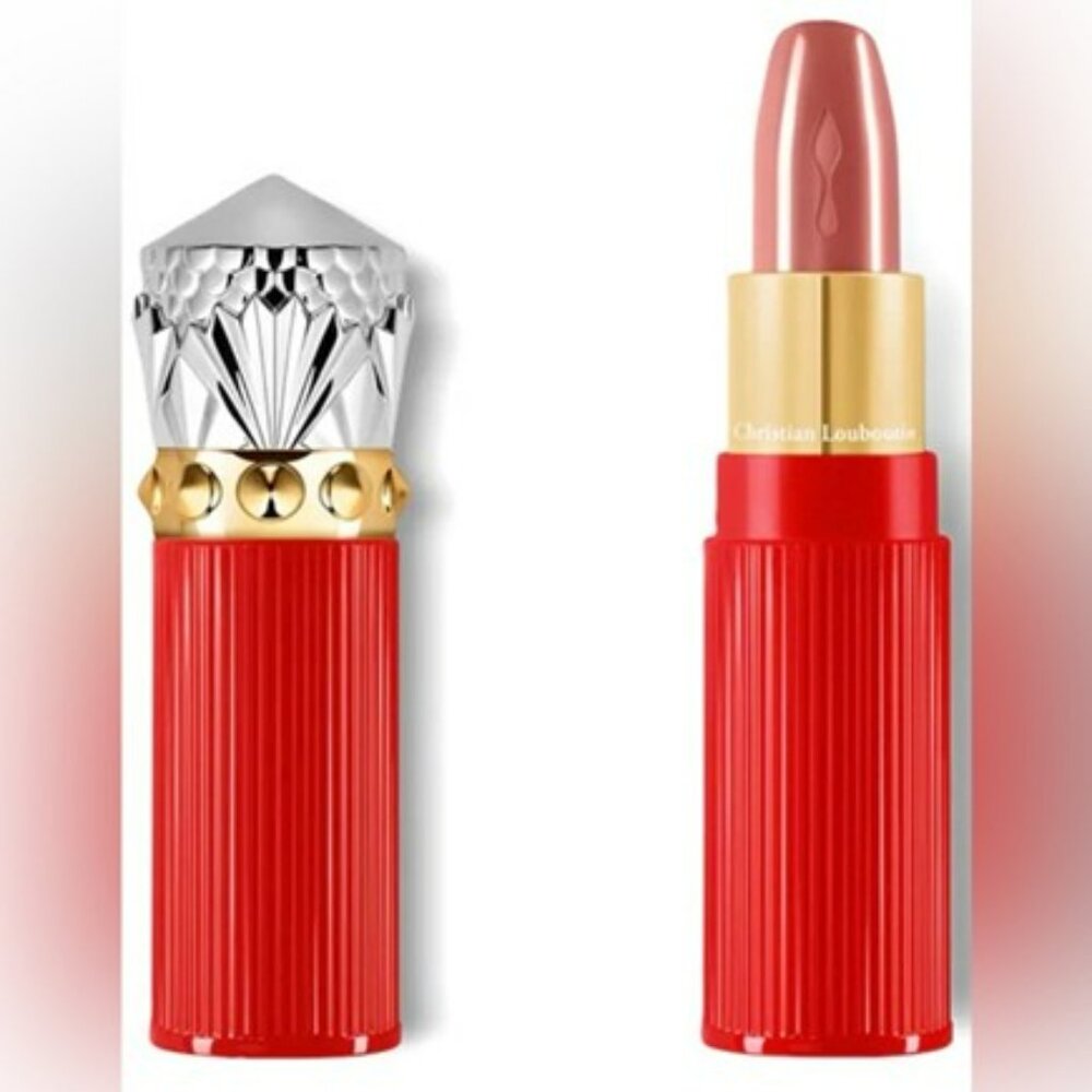 Christian Louboutin So Glow On The Go Lipstick in 013g Peach Cabaret, New In Box